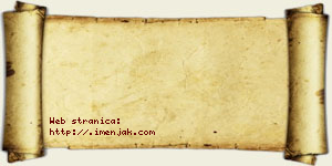 Joakim Kovač vizit kartica